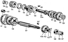 Load image into Gallery viewer, precision manufactured replacement gears # 138 and 126/127