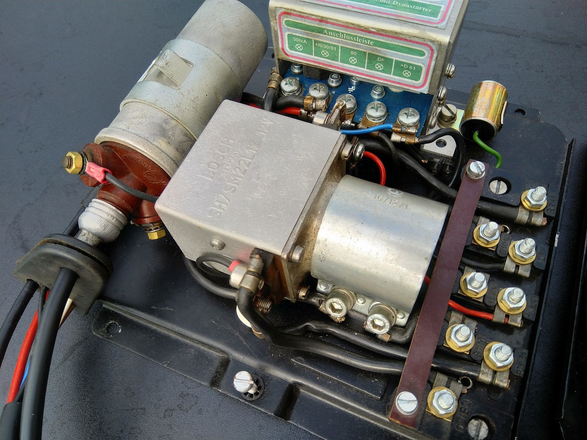 Bosch or Siba dynastart starter/regulators with electronic voltage reg