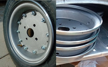 Load image into Gallery viewer, new Pressed steel is 3.5mm rear wheel 10mm Felge unlackiert 3.00x8 incl Schraubensatz