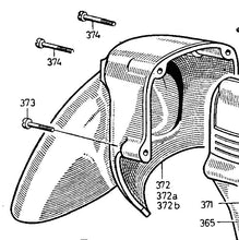 Load image into Gallery viewer, 0611 043 000 Air deflector hood – Sachs Motor AZL-R .