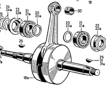 Load image into Gallery viewer, 0632 017 000 Roller Bearing 25mm Crankshaft C3 Tolerance