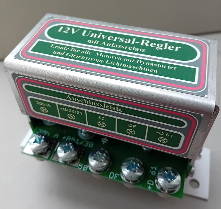 Bosch or Siba dynastart starter/regulators with electronic voltage regulator and 60amp starter relay.