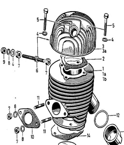 Cylinder Head - Original Sachs part